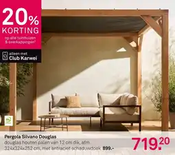 Karwei Pergola silvano douglas aanbieding