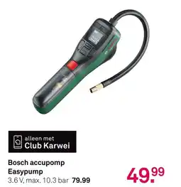 Karwei Bosch accupomp easypump aanbieding