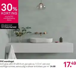 Karwei PVC wandtegel aanbieding