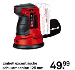 Karwei Einhell excentrische schuurmachine 125 mm aanbieding