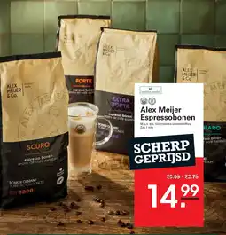 Sligro Alex meijer espressobonen aanbieding