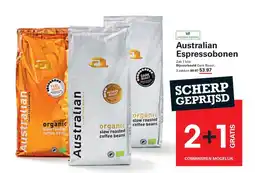 Sligro Australian espressobonen aanbieding