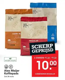 Sligro Alex meijer koffiepads aanbieding