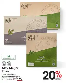 Sligro Alex Meijer Thee aanbieding