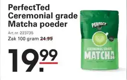 Sligro Perfectted ceremonial grade matcha poeder aanbieding