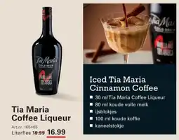 Sligro Tia Maria Coffee Liqueur aanbieding