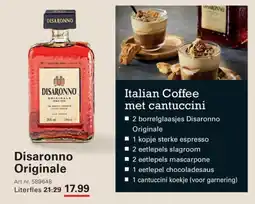 Sligro Disaronno Originale aanbieding