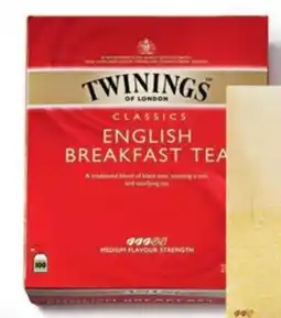 Sligro Twinings Thee English breakfast aanbieding