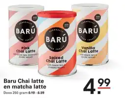Sligro Baru Chai latte en matcha latte aanbieding