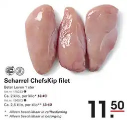 Sligro Scharrel Chefskip filet aanbieding