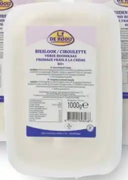 Sligro De rooij kaaskampioen roomkaas Bieslook aanbieding