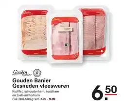 Sligro Gouden banier gesneden vleeswaren aanbieding