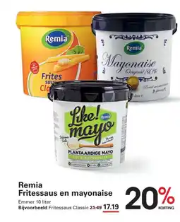 Sligro Remia Fritessaus en mayonaise aanbieding