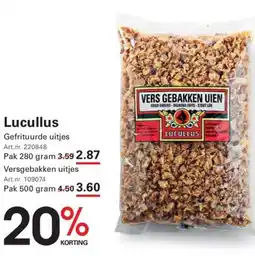 Sligro Lucullus versgebakken uitjes aanbieding