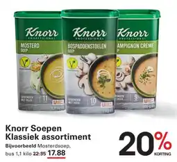 Sligro Knorr Soepen Klassiek assortiment aanbieding