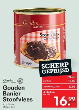 Sligro Gouden Banier Stoofvlees aanbieding