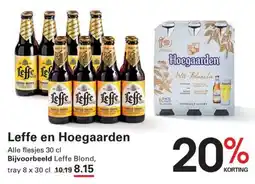 Sligro Leffe en Hoegaarden aanbieding