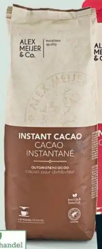 Sligro Alex Meijer Instant cacao aanbieding
