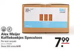 Sligro Alex Meijer Koffiekoekjes Speculoos aanbieding