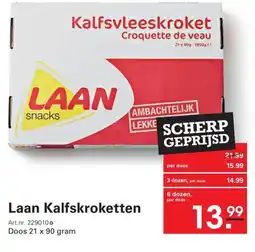 Sligro Laan Kalfskroketten aanbieding