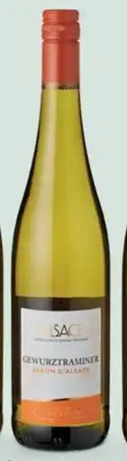 Sligro Cave de Turckheim Baron d'Alsace Gewurztraminer aanbieding