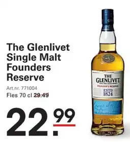 Sligro The Glenlivet Single Malt Founders Reserve aanbieding