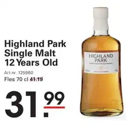 Sligro Highland Park Single Malt 12 Years Old aanbieding