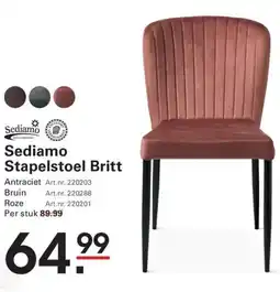 Sligro Sediamo Stapelstoel Britt aanbieding