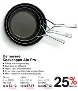 Sligro Demeyere Koekenpan Alu Pro aanbieding
