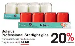 Sligro Bolsius Professional Starlight glas aanbieding