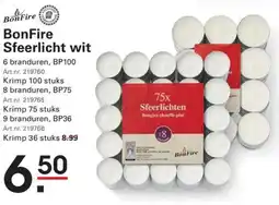 Sligro Bonfire Sfeerlicht wit aanbieding