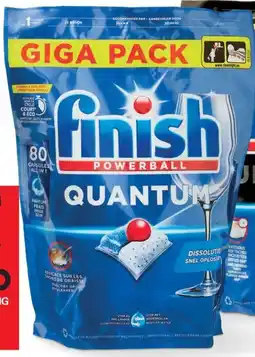 Sligro Finish Vaatwastabs Quantum tabs aanbieding