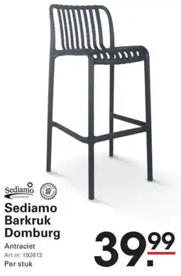 Sligro Sediamo Barkruk Domburg aanbieding