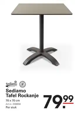 Sligro Sediamo Tafel Rockanje aanbieding