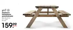 Sligro Sediamo Inklapbare picknicktafel aanbieding