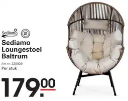 Sligro Sediamo Loungestoel Baltrum aanbieding