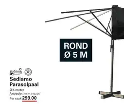 Sligro Sediamo Parasolpaal aanbieding