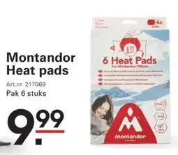 Sligro Montandor Heat pads aanbieding