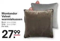 Sligro Montandor Velvet warmtekussen aanbieding