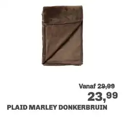 Trendhopper Plaid marley donkerbruin aanbieding