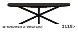 Trendhopper Eettafel cosio uitschuifbaar aanbieding