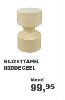 Trendhopper Bijzettafel hidde geel aanbieding