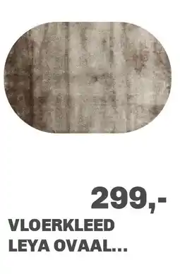 Trendhopper Vloerkleed leya ovaal aanbieding