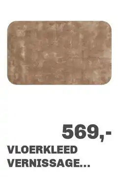 Trendhopper Vloerkleed vernissage aanbieding