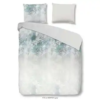 Leen Bakker Good Morning dekbedovertrek Whitney - grijs - 200x200/220 cm - Leen Bakker aanbieding