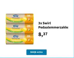 Plein.nl Swirl Pedaalemmerzakke aanbieding
