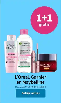 Plein.nl L'Oréal, Garnier en Maybelline aanbieding