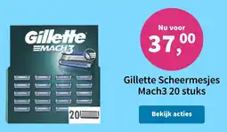 Plein.nl Gillette Scheermesjes Mach3 aanbieding