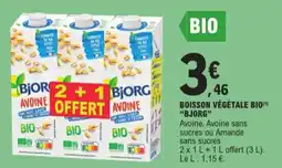 E.Leclerc Boisson Végétale Bio Bjorg aanbieding