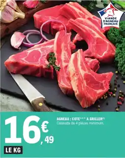 E.Leclerc Agneau : Cote a Griller aanbieding